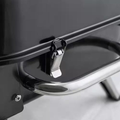 2-Burner Retro Portable Propane Gas Grill in Black