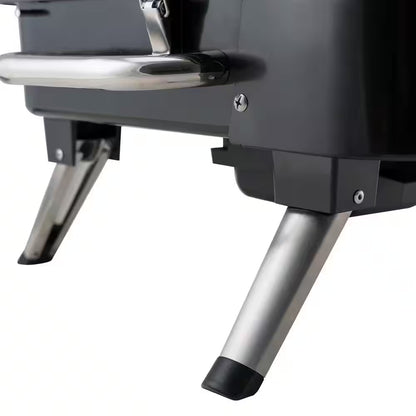 2-Burner Retro Portable Propane Gas Grill in Black
